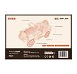 RoboTime dřevěné 3D puzzle Vojenský džíp