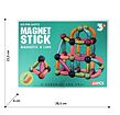 Magnetická stavebnice Sticks 64 ks