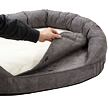 Karlie Orthobed ortopedický pelech pro psy oválný šedý 100x65x24cm