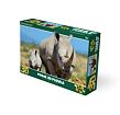 Puzzle 3D - Nosorožci
