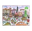 Galison Puzzle Vánoční trh 1000 dílků