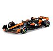 Bburago - RACE Formule F1 s figurkou jezdce, McLaren F1 Team MCL38(2024), #81 Oscar Piastr, 1:24