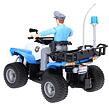 BWORLD 63010 Policejní čtyřkolka s figurkou policisty