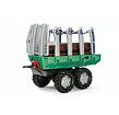 Vlečka s kládami Timber Trailer 2-osá-zelená