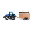 Bburago 1:50 Ackerschlepper New Holland mit Pferdeanhänger