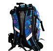 PIXIE CREW Studentenrucksack, blau, Spiral magic, 100 Pixel
