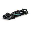Bburago - RACE Formule F1 s figurkou jezdce, Mercedes-AMG W14 E Performance (2023) #44 Hamilton,1:24