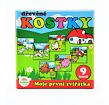 Kostky dřevěné Moje první zvířátka 9ks