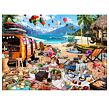 Brain Tree Puzzle Urlaub am Strand 1000 Teile
