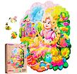 DŘEVĚNÉ BAREVNÉ PUZZLE - Amelia Princess of Magic