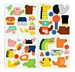 Petit Collage Magnetisches Buch Tierparty