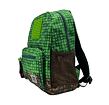 PIXIE CREW Malý batoh, zelená, Mine&Craft 50 pixelů