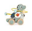 small foot Hračka na kolečkách s korálkovým labyrintem Dino
