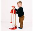 Bigjigs Toys úklidový hrací set červený